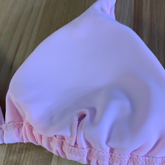 Pink Tropical Print High Waist Micro Triangle Lined Bikini - Picture 7 of 13